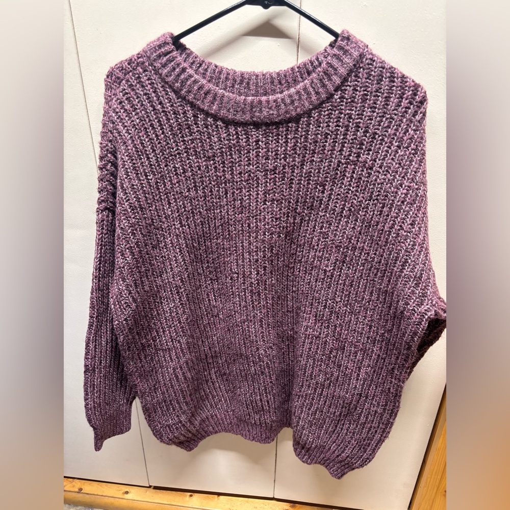 Juniors SO purple sweater